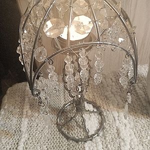 Romantic beaded Candle Holder